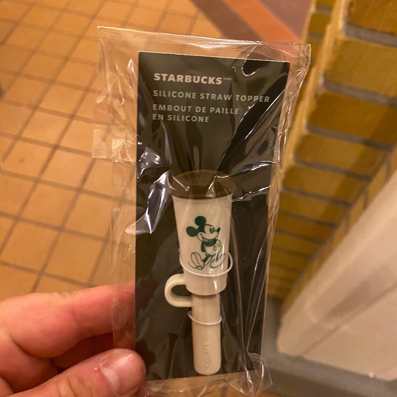 Starbucks Other - Disney Parks x Starbucks Mickey Mouse Cup Silicone Straw Topper 2026 BNWT